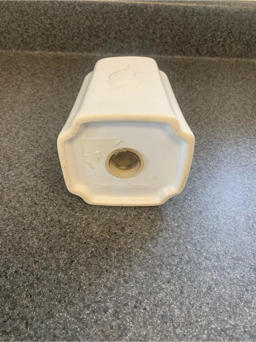 Vintage ceramic Nautica bathroom set toothbrush holder and soap dish